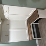 Board and batten entryway