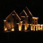 Uplighting on Nice Home