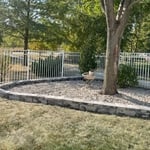 Hardscape-retaining wall