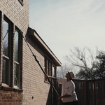Exterior window cleaning