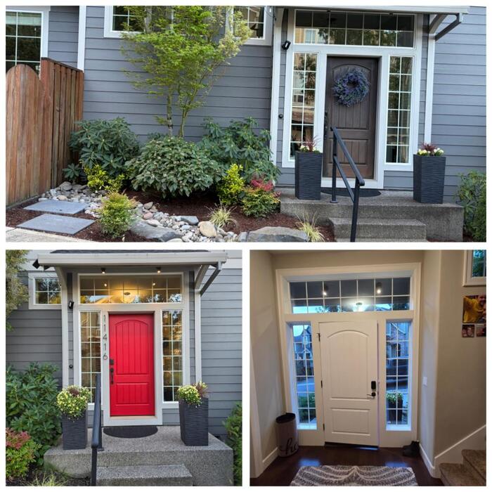 Front door rejuvenation