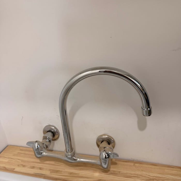 Faucet and sink install