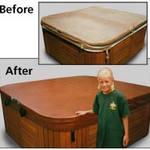 New hot tub cover