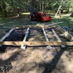 Foundation Build for Shed