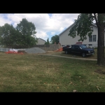 Back yard rebuild