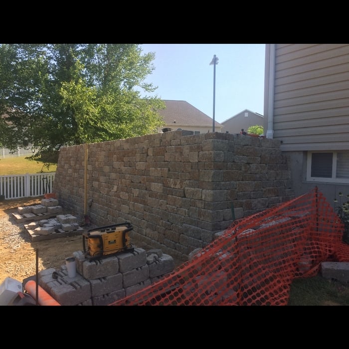 Back yard rebuild