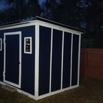 Little blue shed