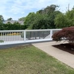 Exterior wall and deck