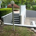 Exterior wall and deck