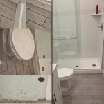 B4 & After bathroom