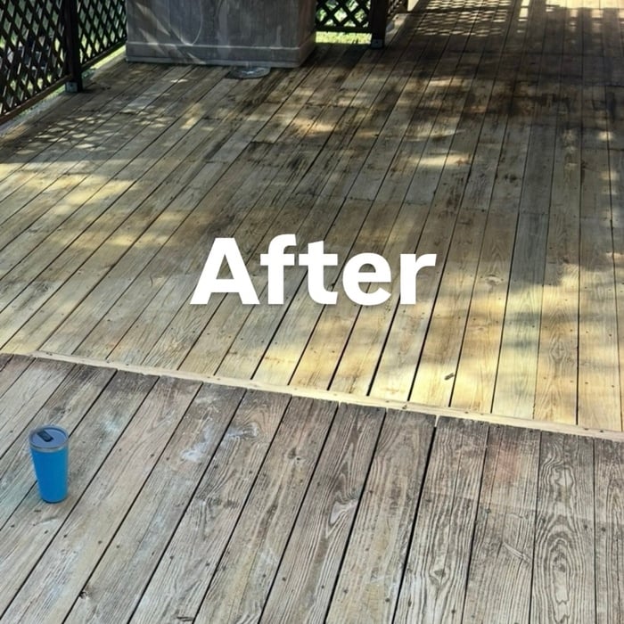 Deck cleaning