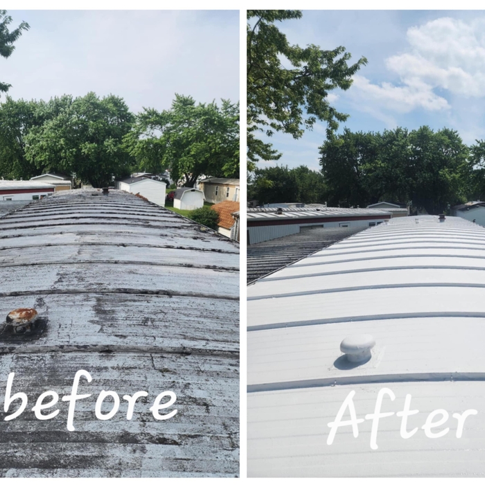 Mobile home resealed