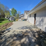 Concrete patio