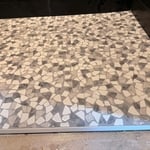 Mosaic shower floor tile