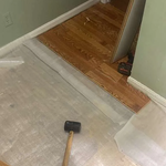 Bathroom Water Damage Fix