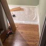 Bathroom Water Damage Fix