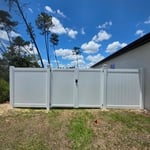 8' Vinyl Double Gate