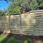 Wood Horizontal Fence