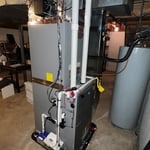 Furnace coil condenser