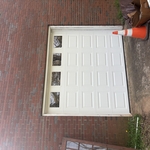 basement door and motor