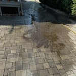 Power wash pavers