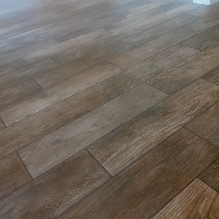 tile floor in office