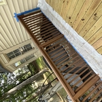 Deck painted