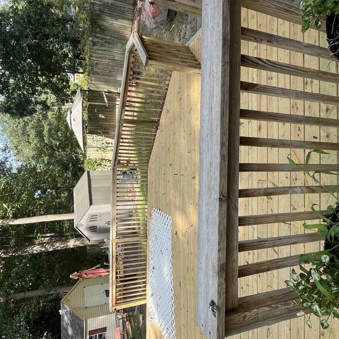 Deck painted