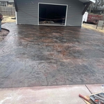 Stamped Concrete Driveway