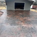 Stamped Concrete Driveway