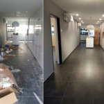 Post construction cleanup