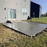 Patio and steps