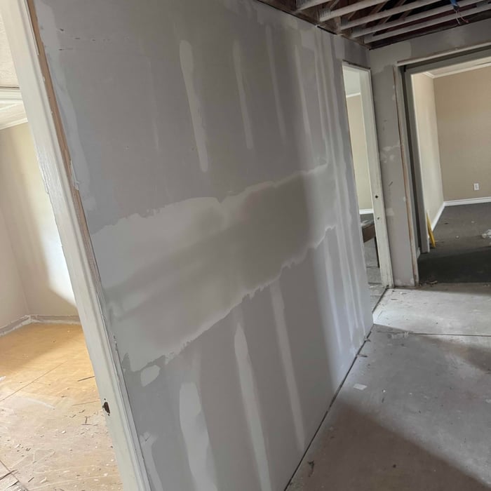 Sheetrock job