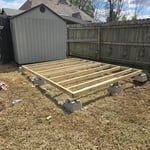 Storage Shed Build & Move
