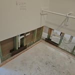 Repairs in master closet