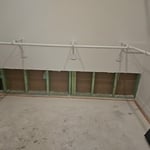 Repairs in master closet