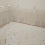 Repairs in master closet