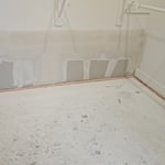 Repairs in master closet