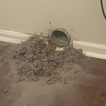 Dryer exhaust clean out