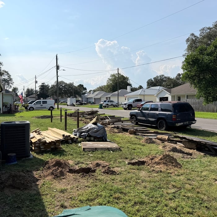 Fence work