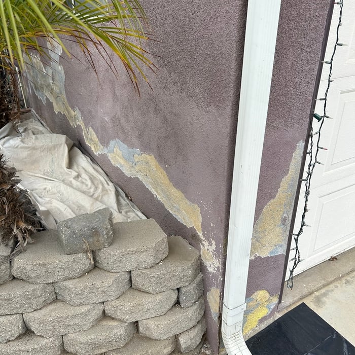 Stucco patches