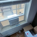 Window AC installation