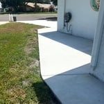 Concrete Sidewalk & Stain