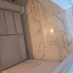 Condo tile floor install