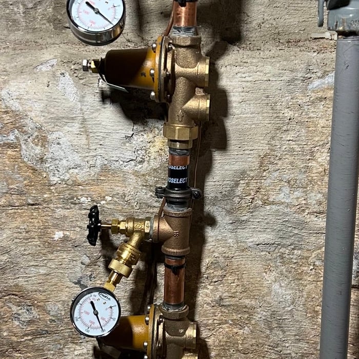High pressure water main