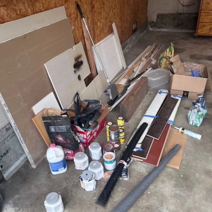 Small garage cleanout