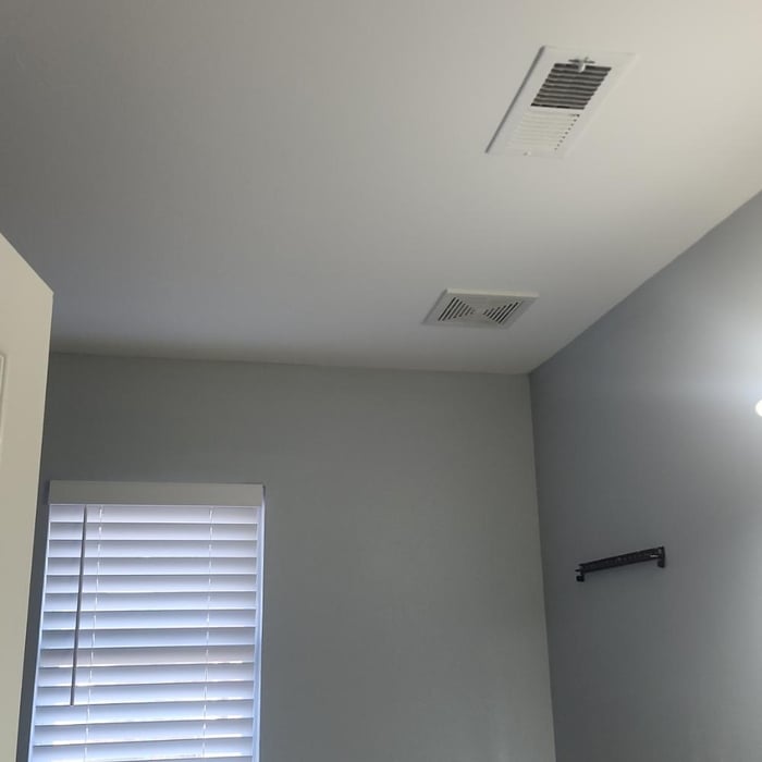Painted interior of house