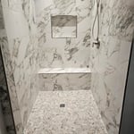 Walk in shower