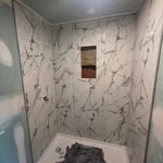 shower tile installation