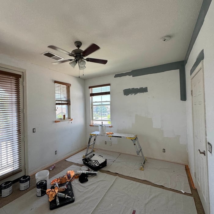 Room painted